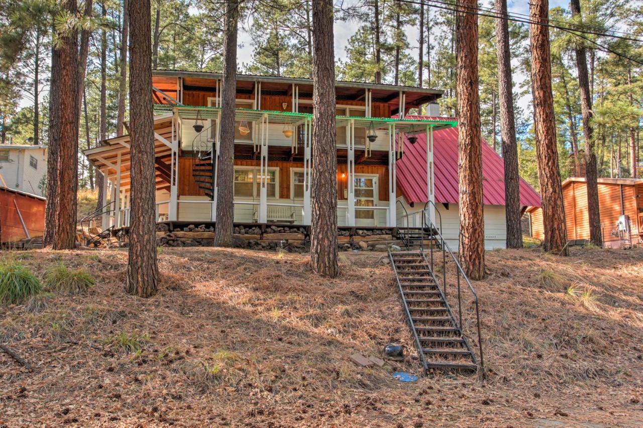 Ruidoso Cabin With Forest Views And Covered Porch Εξωτερικό φωτογραφία