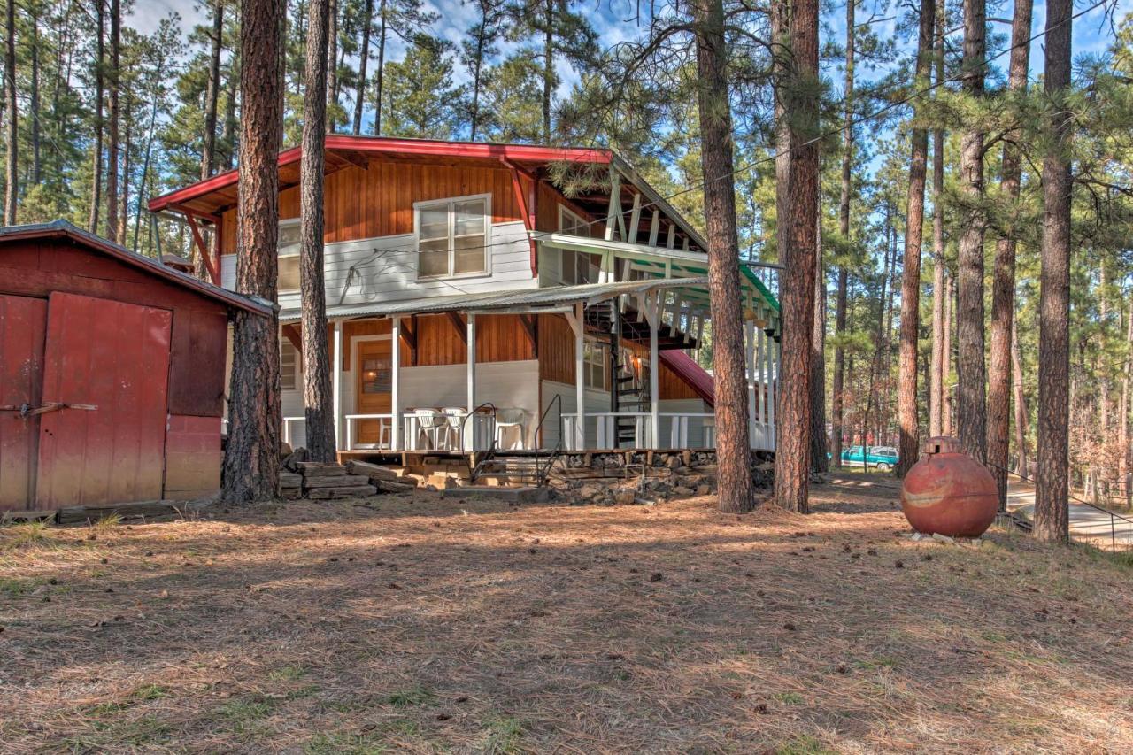 Ruidoso Cabin With Forest Views And Covered Porch Εξωτερικό φωτογραφία
